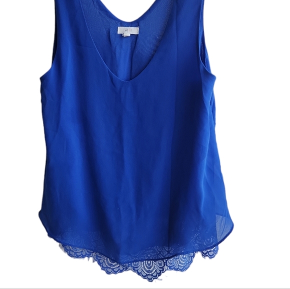 MINE Royal blue sleveless  top Sz M - Picture 8 of 13